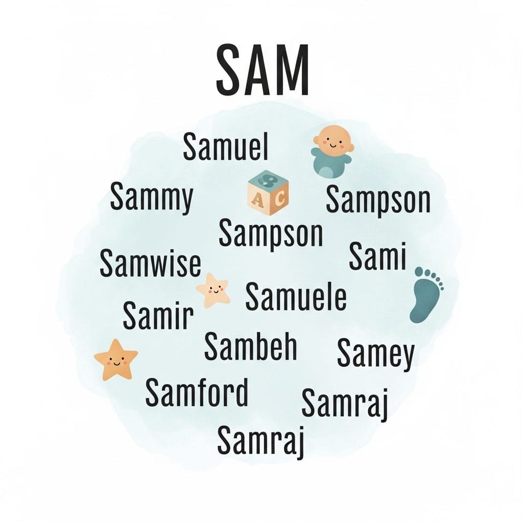 Baby boy names start with sam