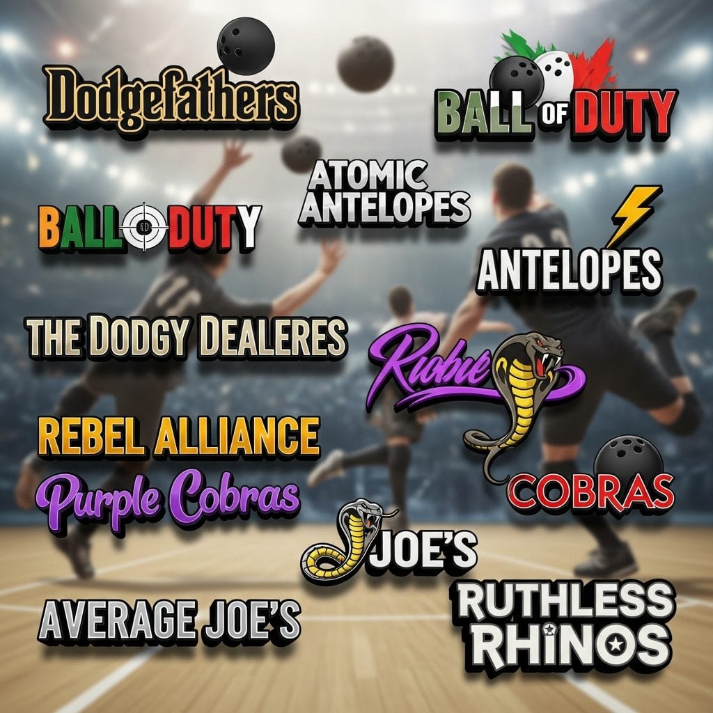 Cool Dodgeball Team Names