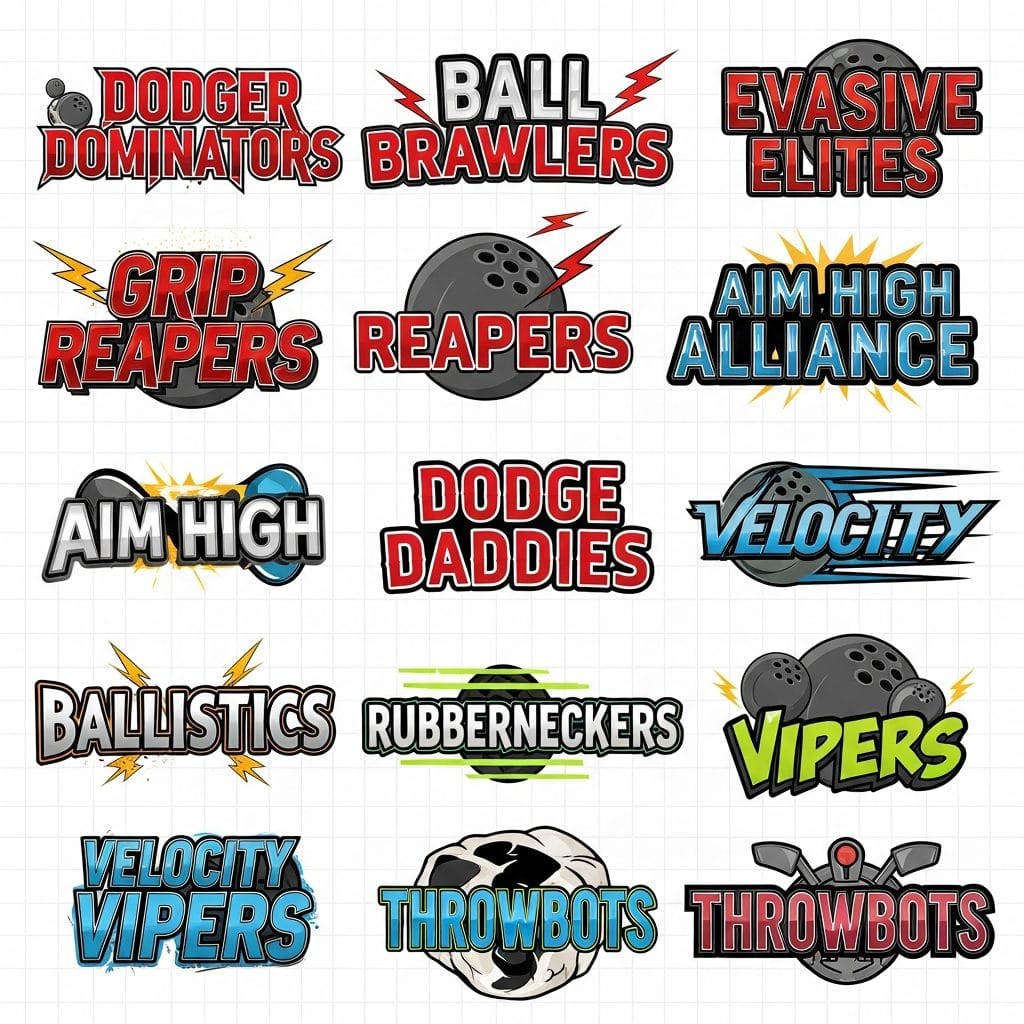 Boys Dodgeball Team Names